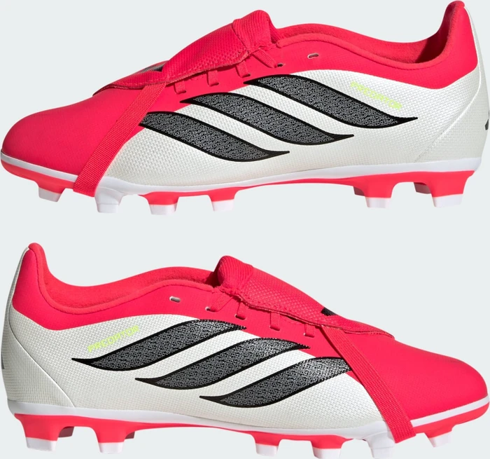 adidas Predator Club Fold-Over Tongue FG/MG lucid red/core black/cloud white (Junior) (KI8894) – Bild 8