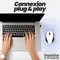 T'nB Miny MM240 wireless weiß, USB Vorschaubild