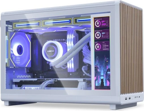 Lian Li 8.8" Universal Screen, Hardware Monitor, weiß, 8.8"