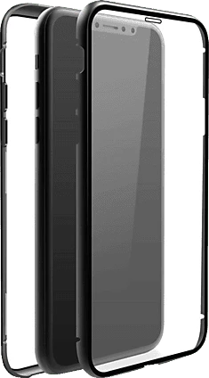 Black Rock 360° Glass Case für Apple iPhone 11 transparent/schwarz