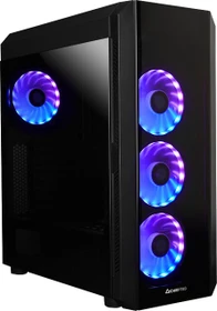 Chieftec Gamer GL-03B Scorpion 3 RGB, schwarz, USB-C, Glasfenster (GL-03B-UC-OP)