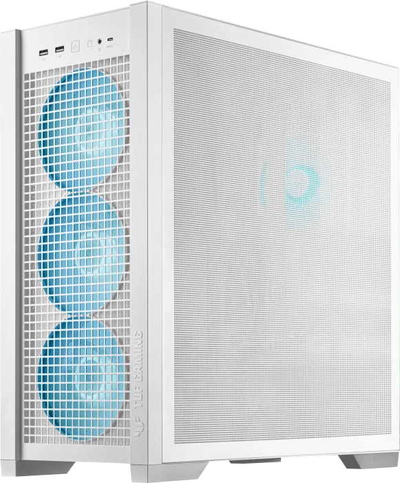 ASUS TUF Gaming GT302 ARGB, weiß, Glasfenster