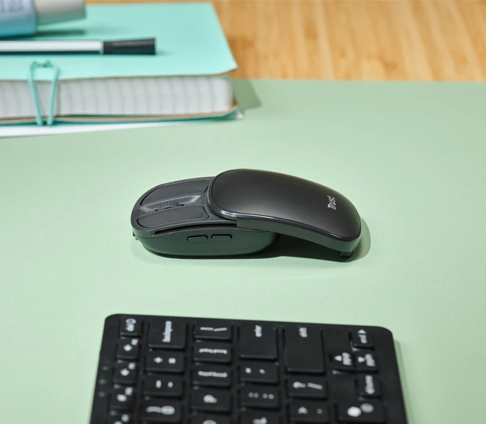 Trust Zylo Foldable Pocket Wireless Mouse schwarz, USB