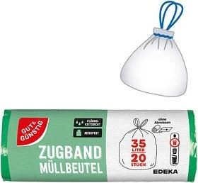 Edeka Gut & Günstig Müllbeutel 35l, 20 Stück