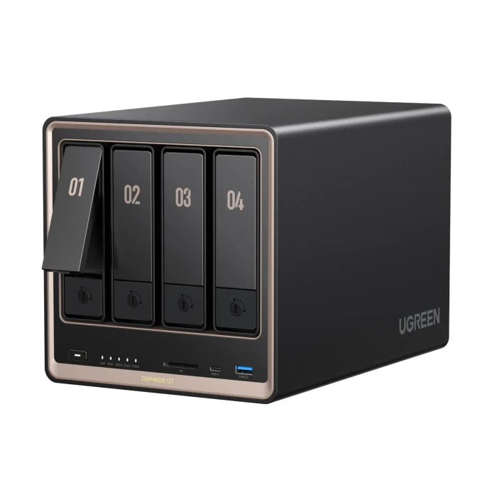 Ugreen NASync DXP4800 GT, 8GB RAM, 2x RJ-45 10GBase-T, 1x USB-C 3.1