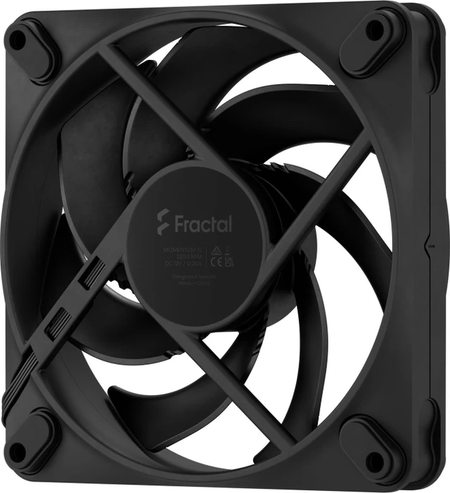 Fractal Design Momentum 12, schwarz, 120mm