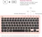 Riitek Rii RKM709 Wireless Keyboard and Mouse Combo, rosa, USB, DE Vorschaubild