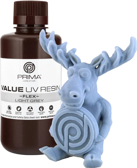 PrimaCreator Value Flex UV Light Grey, 500g