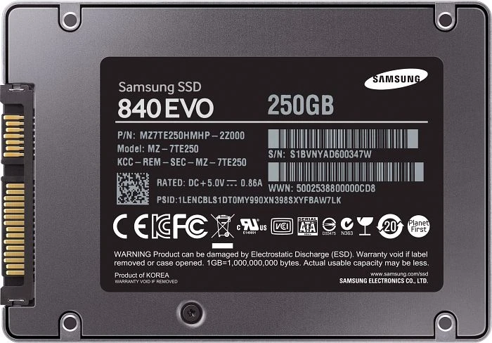 Samsung SSD 840 EVO - Desktop Upgrade Kit 250GB, 2.5" / SATA 6Gb/s