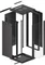 Lanberg 19" Wandschrank 42HE, hängend, Flat Pack, Glastür, IP20, RAL 9004, 600mm tief Vorschaubild