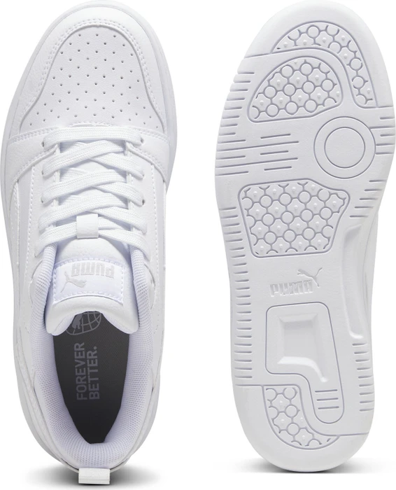 Puma Rebound V6 Lo puma white/cool light gray (Junior)