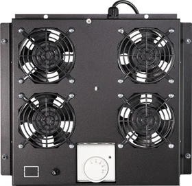 LogiLink Canovate 19" Dachlüftereinsatz, Lüftermodul, 4 Lüfter, schwarz