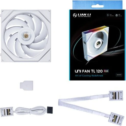 Lian Li Uni Fan TL 120 RGB, weiß, 120mm