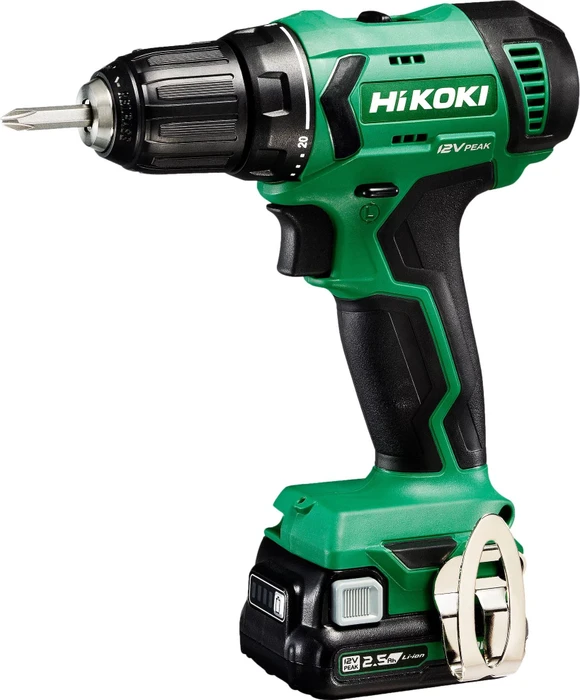 Hikoki DS12DAWEZ Akku-Bohrschrauber inkl. Koffer + 2 Akkus 2.5Ah