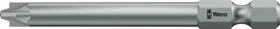 Wera 855/4 PZ/S Pozidriv/Plus-Minus Bit 1/4", 2x70mm, 1 Stück
