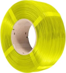 AzureFilm PETG Hyper Speed Refill, Yellow Transparent, Spule, 1.75mm