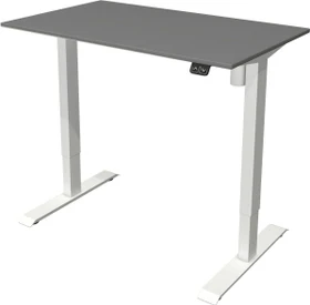Kerkmann Move 1 elektrisch höhenverstellbarer Sitz-Steh-Schreibtisch 100x60cm graphit/weiß
