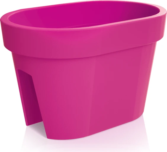 Prosperplast Lofly Railing Blumenkübel 39.6x26.6cm Fuchsia