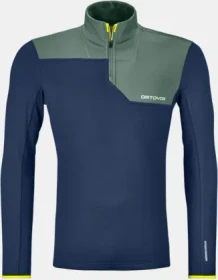 Ortovox Fleece Light Zip Neck Funktionsjacke deep ocean (Herren)