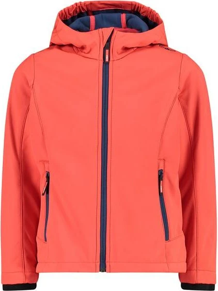 CMP Softshell Melange Fix Hood Funktionsjacke campari (Junior)