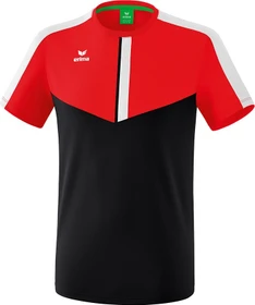 Erima Squad Funktionsshirt kurzarm rot/schwarz/weiß (Herren)