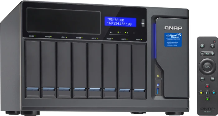 QNAP TVS-882BRT3-i5-16G 30TB, 16GB RAM, 4x RJ-45 1000Base-T, 4x Thunderbolt 3 / USB-C 3.1