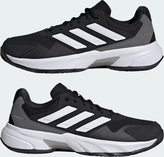 adidas Courtjam Control 3 core black/cloud white/grey four (Herren)