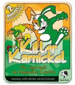 Killer Karnickel und die Jagd nach der Magischen Karotte, orange und grüne Erweiterung