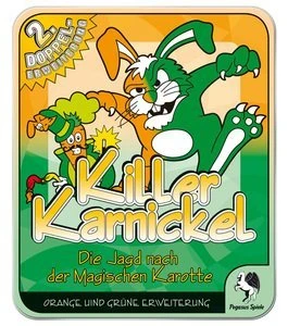 Killer Karnickel und die Jagd nach der Magischen Karotte, orange und grüne Erweiterung