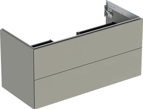 Geberit ONE Unterschrank für Waschtisch, mit zwei Schubladen, 105cm, greige/lackiert matt
