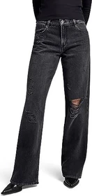 G-Star Judee Low Waist Loose Jeans worn in black smoke ripped (Damen)