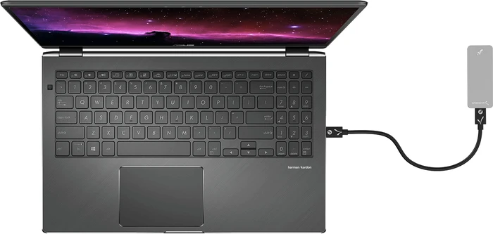 Sabrent Rocket Nano External Aluminium SSD, silber, 2TB, USB-C 3.1