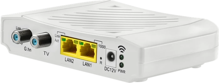 Axing EOC 2-32 Ethernet over Coax, F-Buchse/Koaxial G.hn, 2.4GHz/5GHz WLAN, 2x RJ-45