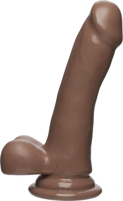 Doc Johnson The D Slim D Firmskyn 6" with Balls caramel