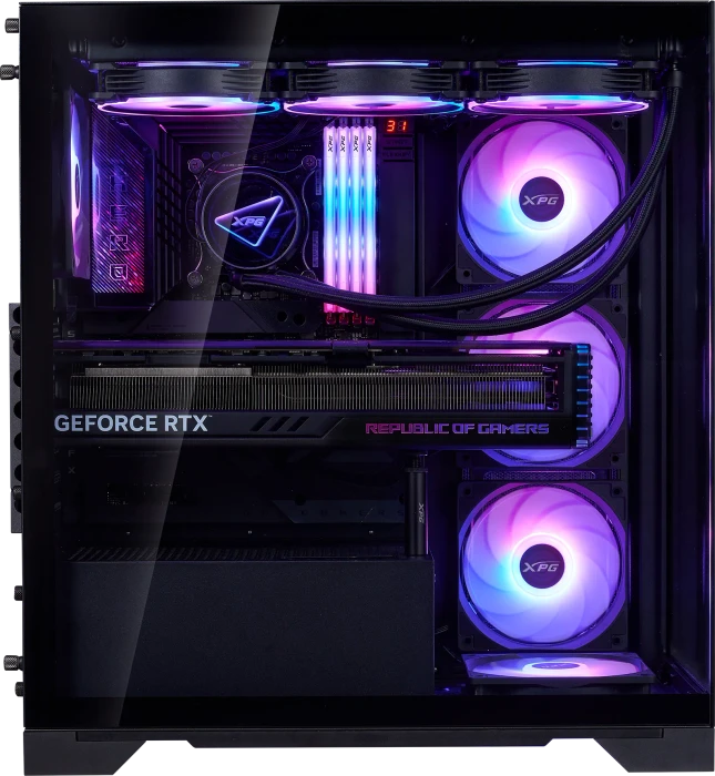 ADATA XPG Invader X BTF, schwarz, Glasfenster