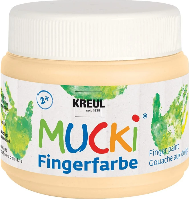 Kreul Mucki Fingerfarbe, hautfarbe, 150ml