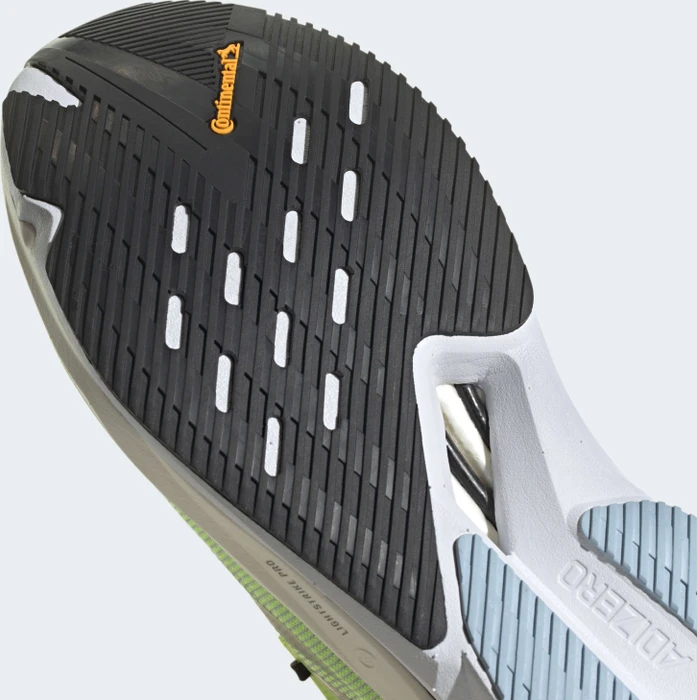adidas Adizero Boston 12 cloud white/core black/lucid lemon (Herren)