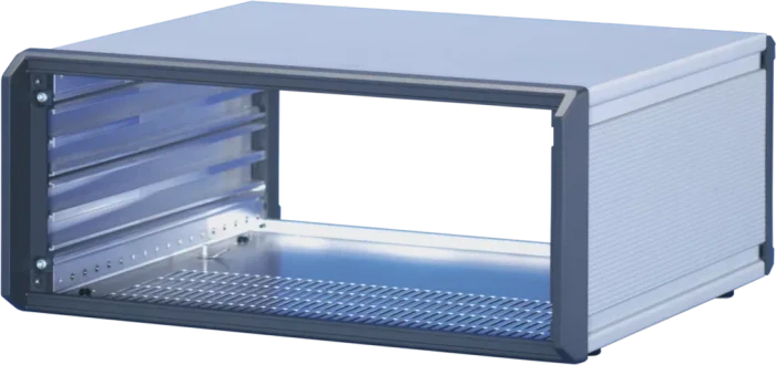 nVent Schroff PropacPRO 19" Desktop-Gehäuse 2HE, ungeschirmt, 42TE, IP20, 266mm tief