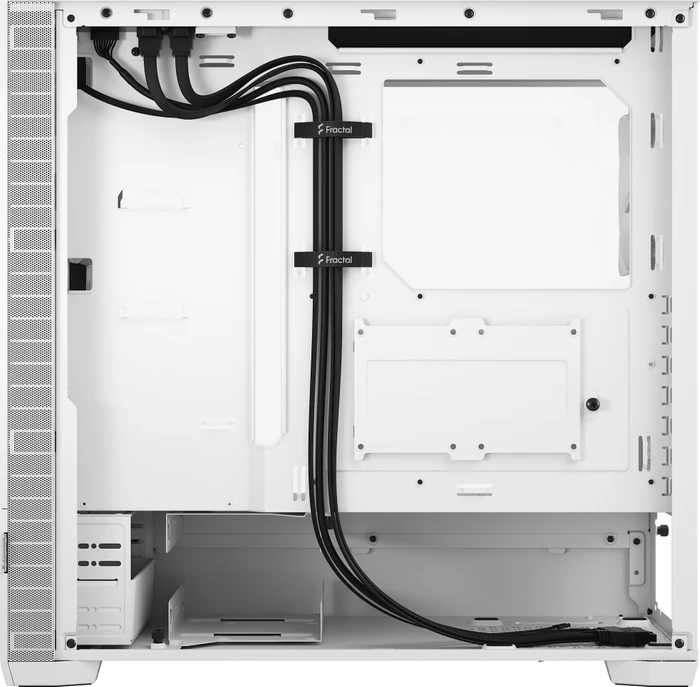 Fractal Design Pop Silent White TG Clear Tint, Glasfenster, schallgedämmt