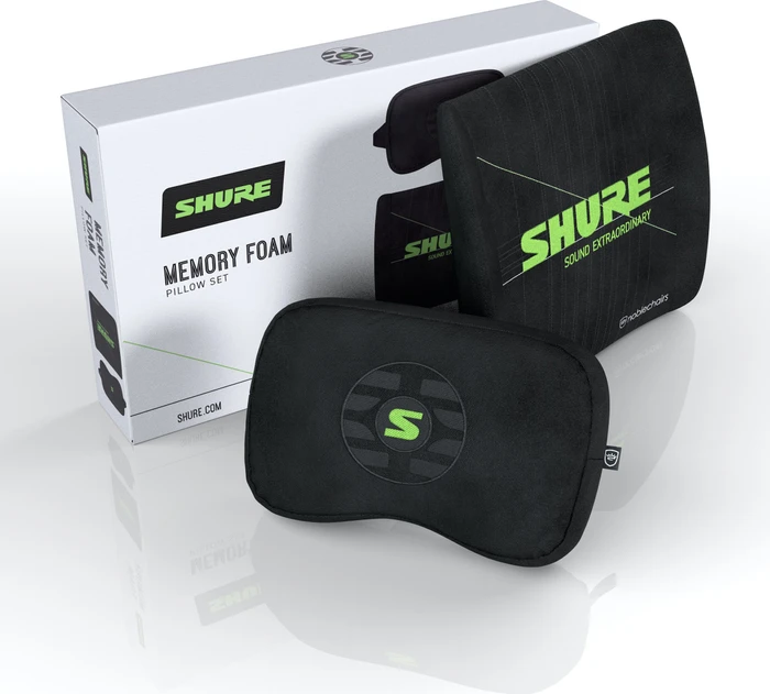 noblechairs Kissen-Set Shure Edition, schwarz