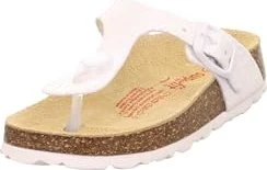 Superfit Fussbettpantoffel weiß (Junior)