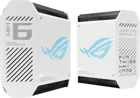 ASUS ROG Rapture GT6, AX10000, weiß, Router und Repeater Set, 2er-Bundle