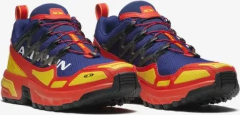 Salomon ACS+ Heritage Pack cherry tomato/blue print/lemon