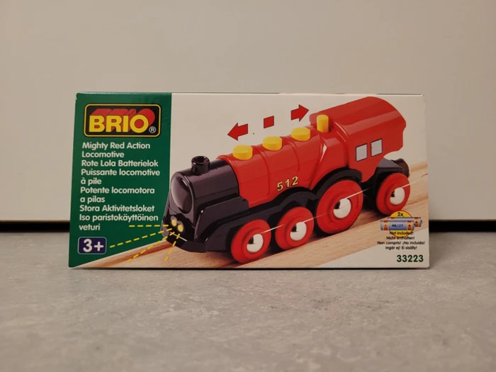 BRIO Rote Lola Batterielok (33223)