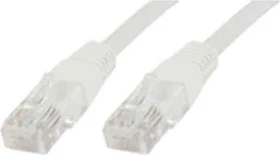 MicroConnect Patchkabel, Cat5e, U/UTP, RJ-45/RJ-45, 1m, weiß, 10er-Pack