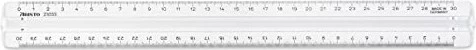 Aristo College Prismenlineal 30cm, mit Griff, transparent