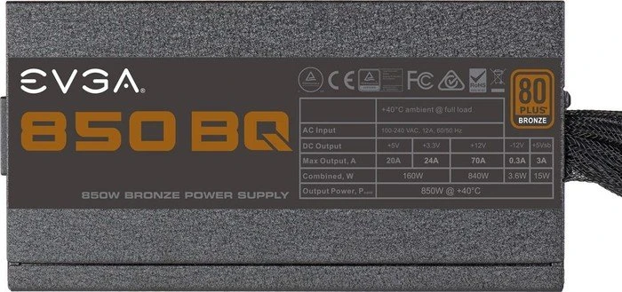 EVGA BQ 850 850W, ATX 2.3