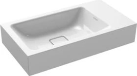 Kaldewei Cono 3073 Wandwaschtisch 55x30x10cm, ohne Hahnloch, alpinweiß