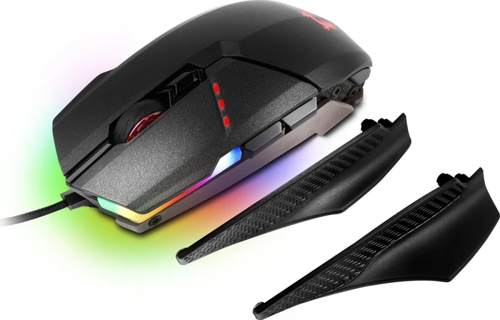 MSI Clutch GM60 Gaming Mouse schwarz, USB