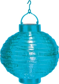 Best Season Solar Lampion Gartenleuchte blau